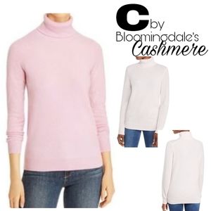 C By Bloomingdale's Cashmere Turtleneck Sweater Md